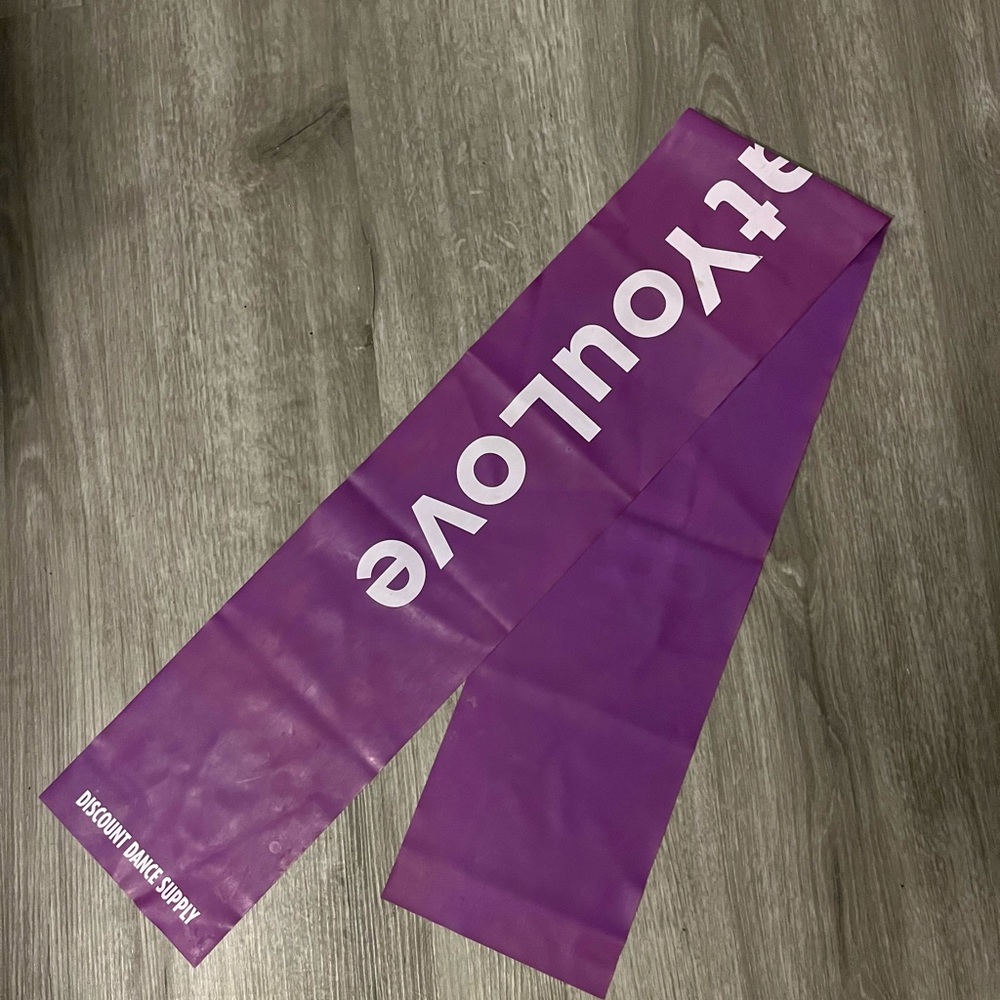 Purple Discount Dance Supply Workout Stretch band